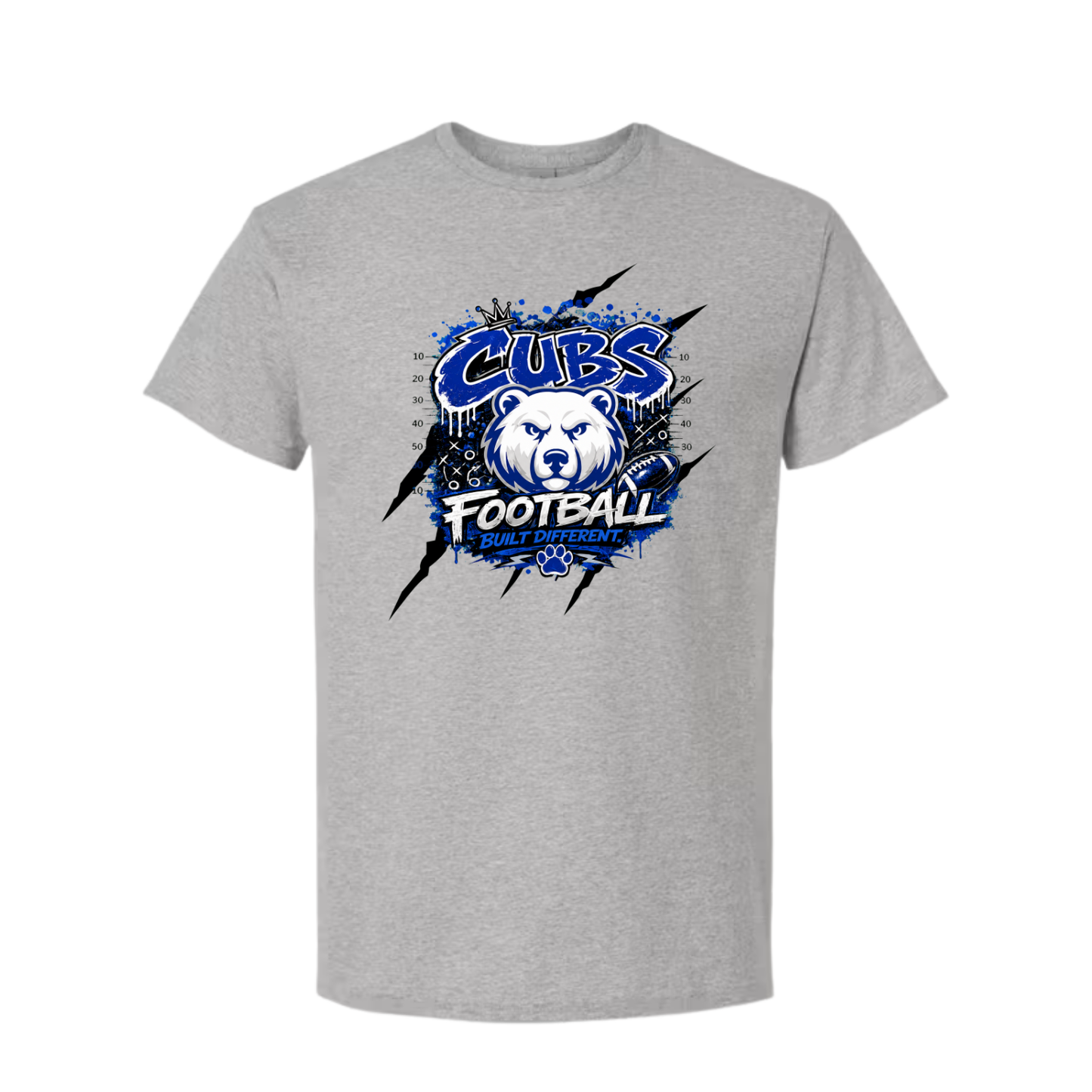 Hometown Football T-Shirt and Hoodie Graffiti Design