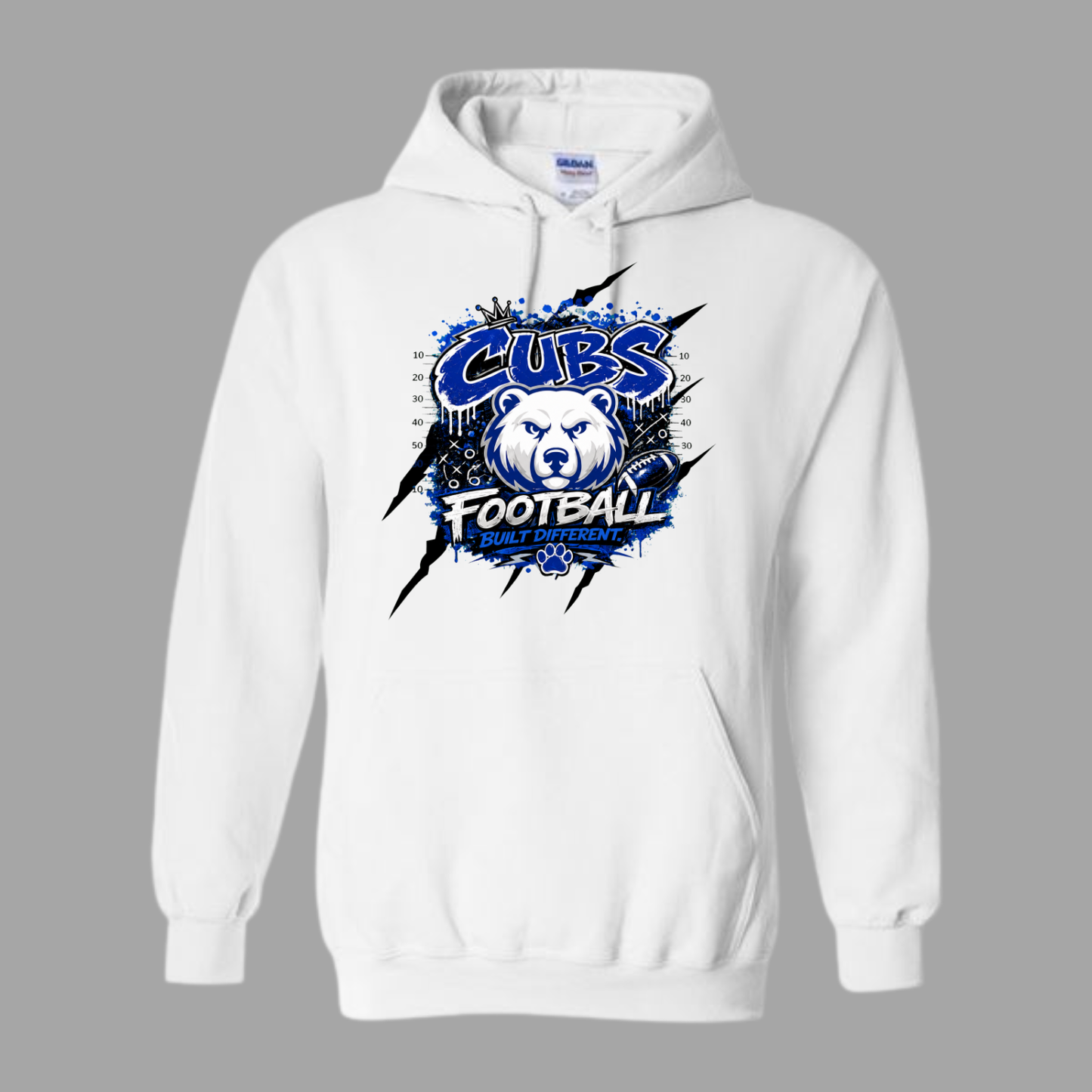 Hometown Football T-Shirt and Hoodie Graffiti Design