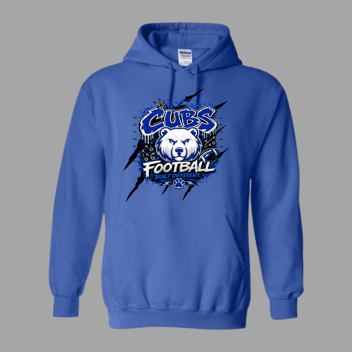 Hometown Football T-Shirt and Hoodie Graffiti Design