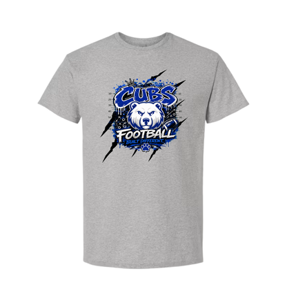 Hometown Football T-Shirt and Hoodie Graffiti Design