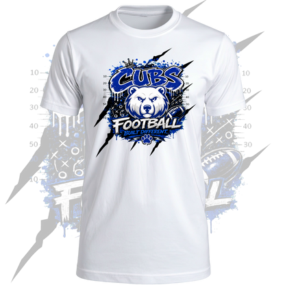 Hometown Football T-Shirt and Hoodie Graffiti Design