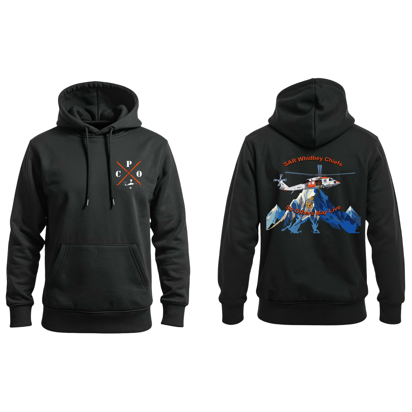 SAR Whidbey Chiefs Apparel, Navy Helicopter Design